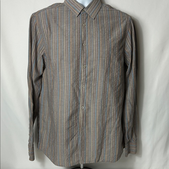 John Lennon Men’s Size Large Long Sleeve Button Front Hippie Style Shirt - Picture 1 of 9